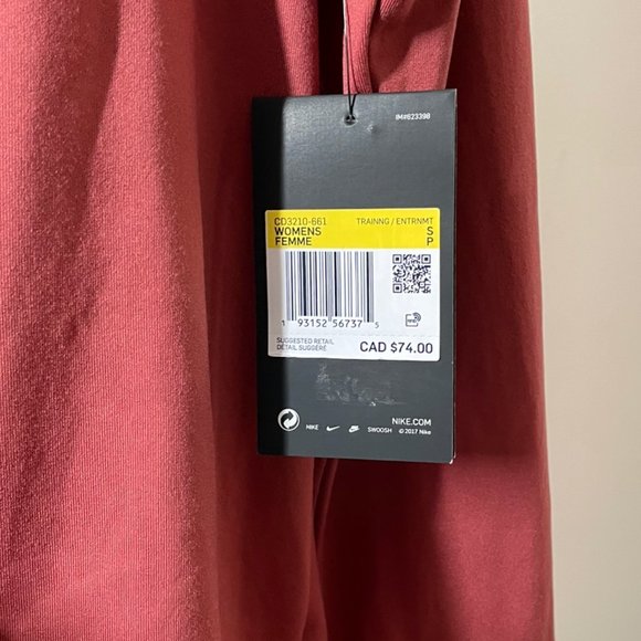 NWT Women's Nike Long Sleeve Yoga Top Wrap - Small - Picture 4 of 5